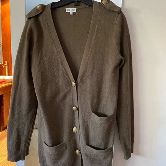 Military style cardigan - Picture 2 of 11